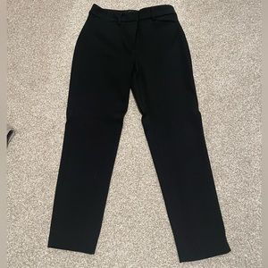 White House Black Market, slim ankle trousers, Black, Size 00.